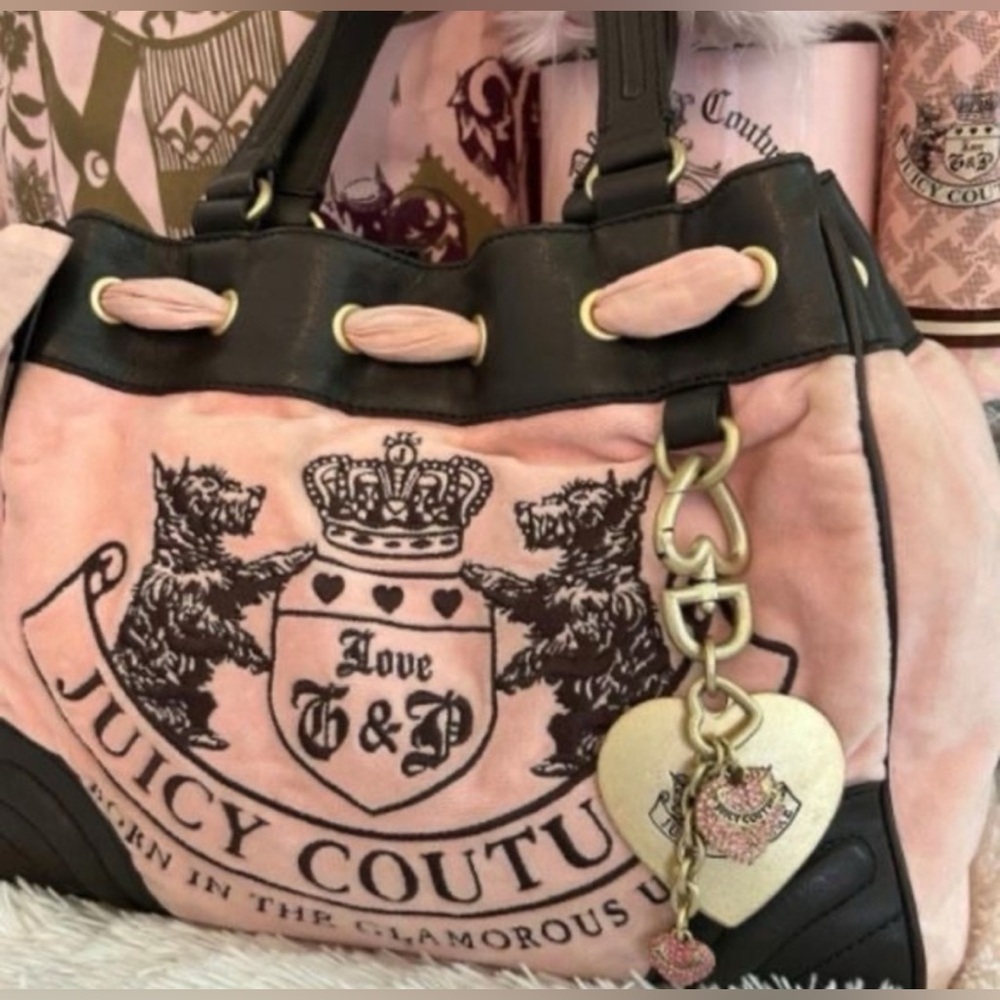 Vintage RARE Juicy Couture Baby Pink Daydreamer Bag - Picture 5 of 5